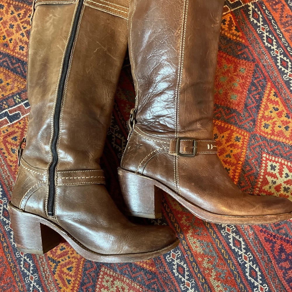 Frye heeled boots